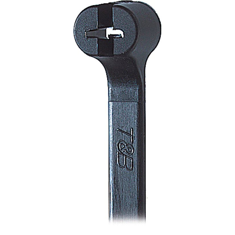 Ty-Rap TY234MX Standard High Performance Cable Tie, 14 in L x 0.09 in W x 0.04 in THK, Nylon/Polyamide 6.6, Black
